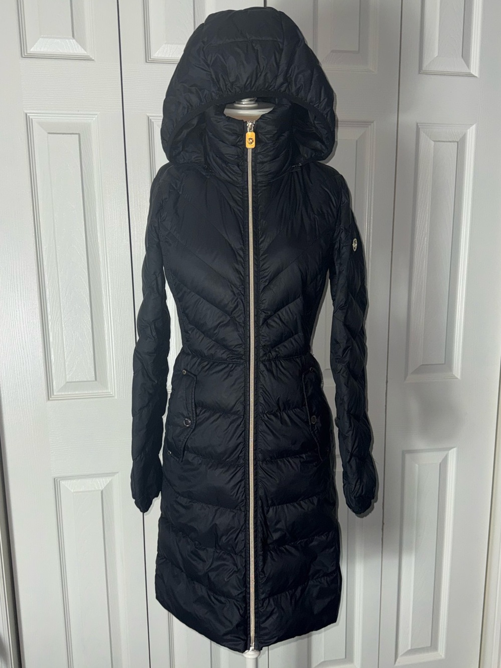 MICHAEL Michael Kors black long puffy coat XXS 👑